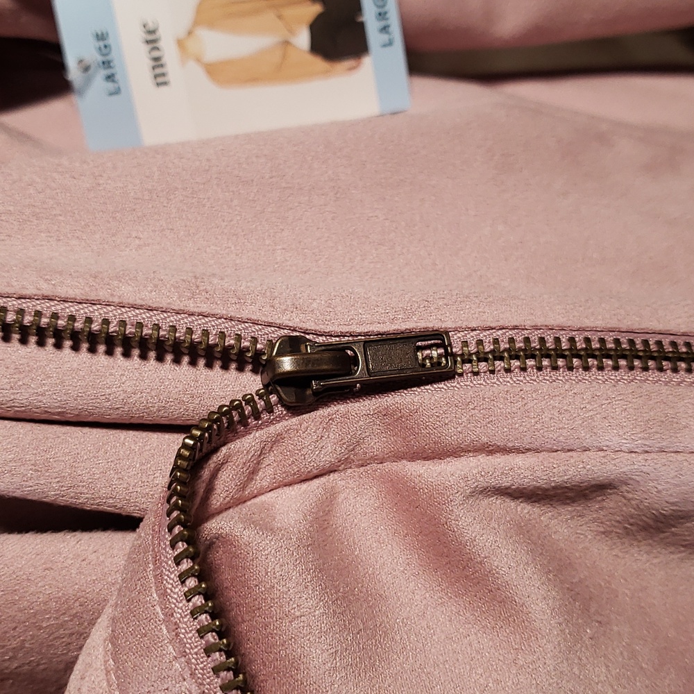 Mote pink faux suede jacket - Picture 4 of 6